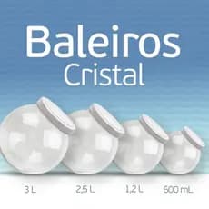 Pote Baleiro Condimento Plástico Cristal Com Tampa Branca Diversos Tamanhos