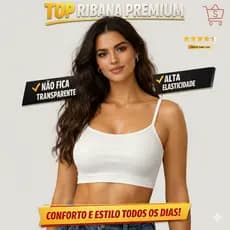 kit 3 Top Academia Feminino Alcinha Ribana Premium Sem Transparência – Top Fitness Confortável 3 Cores