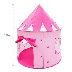 Barraca Infantil Dobrável Tenda Castelo Das Princesas Cabana tem azul ro