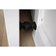 Trava Para Porta Prendedor de Porta Sem Furo Alta Durabilidade Plástico Reforçado Fácil Instalação