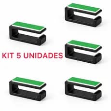 Kit5 Organizador De Cabos Mesa Organizador De Cabos PC Suporte Para Fios Organizador De Fios Adesivo