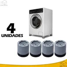 Suporte Pé Para Máquina de Lavar Seca Secadora  Anti Vibração 4 unidades OFERTA