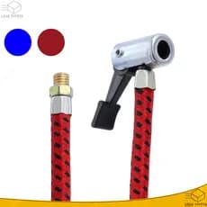 Mangueira de Ar 70cm Bico Reposição Para Bomba de Encher Pneu Bike Carro Moto Bola Universal