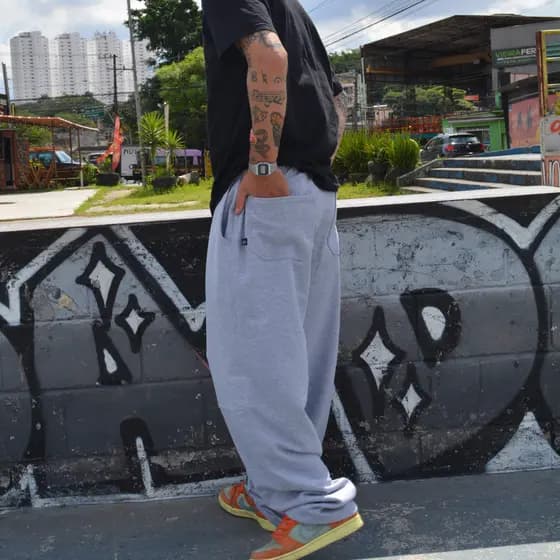 Calça Moletom Baggy StreetWear Unissex