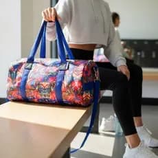 Mala de Viagem Bordo Estampada coloridas com Alça de Gorgurão