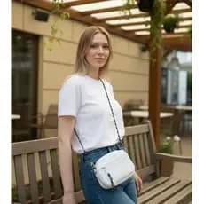 Bolsa Feminina Estilo Pochete Lisa aveludada - inverno