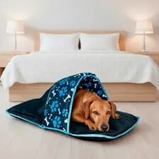 Cama Iglu 2 em 1 para Pet 🐶 Impermeável + Saco de Dormir Confortável e Quentinho