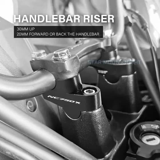Para Honda NC 750 X NC750X 2016-2021 CB500X CB500F CB300F Acessórios Motocicletas Riser Elevação Do Guidão Grampo