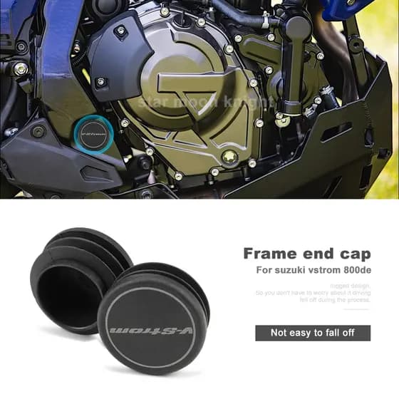 Acessórios Da Motocicleta Para Suzuki V-STROM 800DE 2023 2024 Quadro Buraco Capa Tampas Final Plug Conjunto Decorativo