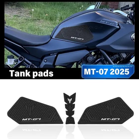 MT-07 Almofada Do Tanque De Combustível Da Motocicleta Para Yamaha MT09 2025-Adesivo Resistente A Riscos Lateral Almofad