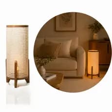 Luminária Piso Abajur De Chão Sala De Estar Quarto Bebe Moderna Ambiente Aconchegante