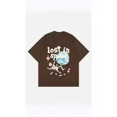 Europeu americano Street Wear Retro Hip-Hop crânio impresso puro algodão solto camiseta estilo masculino na moda All-Mat