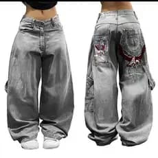 Retro cintura alta perna larga Jeans mais magro olhar feminino 2025 pequena Drape calças de perna reta