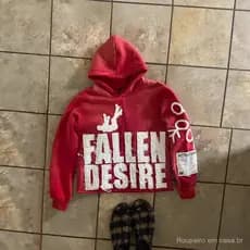 Europeu americano único High street tendência applique bordado Hoodie rua Harajuku Retro solto