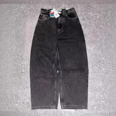 American Y2K Polar Big Boy Hip-Hop Bordado All-Match Jeans Masculino All-Match Casual Straight Je