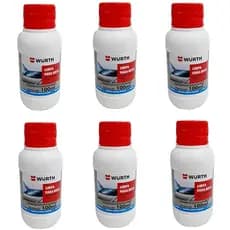 6 Limpa Parabrisa Wurth 100ml Fluido Detergente Liquido Limpeza de Parabrisa Automotivo carro
