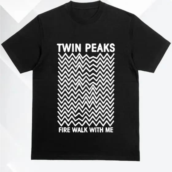 Camisa Masculina Algodão Estampada Serie Twin Peaks Fire Walk With Me