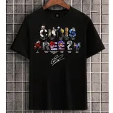 Camiseta Chris Brown Personalizada Fã Club Diversas Cores Plus Size Lançamento Show Brazil