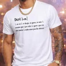 Camiseta Soweto Derê Letra Musica Sentimentos mais Ouvidas Camisa 100% Algodão