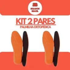KIT 2 PARES DE PALMILHA FINA ORTOPÉDICA ANATÔMICA EM GEL PU SILICONE PARA TÊNIS PARA DORES NOS PÉS