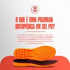 PALMILHA EM GEL ORTOPÉDICA ANATÔMICA SUPER CONFORTAVEL PARA BOTAS E COTURNOS ENVIO IMEDIATO