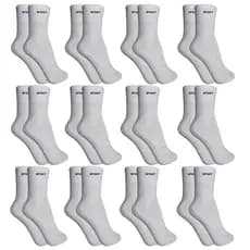 KIT 12 Pares de Meia Cano Alto Longo  Masculino Feminino Casual de Algodão Unissex Envio Imediato