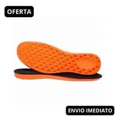 Palmilha  em Gel PU Anatômica Ortopedica Dores nos Pes  Confortável Botas Coturnos Tênis Envio Imediato