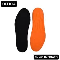 Palmilha Ortopédica  Gel PU Anatômica Confortável Esporao Fascite Tênis Botas Coturnos Varias Horas de Trabalho
