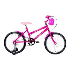 Bicicleta Aro 20 Infantil MTB Girl Com Roda Lateral Tridal Bike