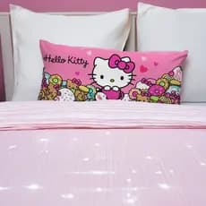 Capa de Travesseiro De Corpo Fronha Xuxinho Personalizada 0.90x0.30cm Quarto Hello Kitty,Kuromi