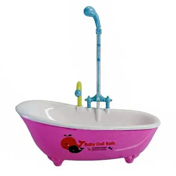 Banheira Para Boneca Com Chuveiro sai água de verdade