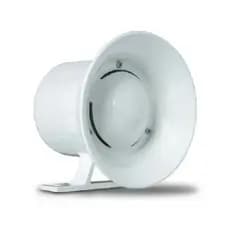 Sirene Para Alarme Piezo 12 Volts Cor Branca