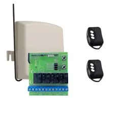 Kit Receptor 4 Canais 433mhz + 2 Controles Remoto 433 Mhz