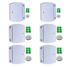 6 unid Sensor Magnético Sem Fio 433 Mhz p/ Alarmes