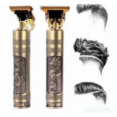 Máquina de Barbear e Cortar Cabelo Profissional Recarregável Sem Fio Dragão