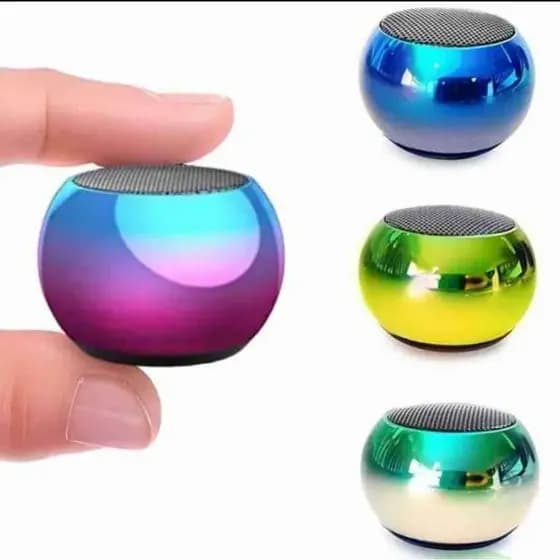 Caixinha Som Bluetooth Tws Metal Mini Speaker Amplificada 3w( AZUL)