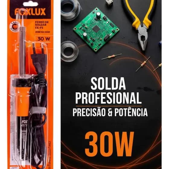 Ferro Solda 110vx 30w Foxlux  FX-FS