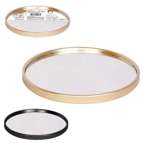 Bandeja Espelhada Red 20cm Plástica Elegante para Servir Alimentos ou Decoração Ideal para Mesas e Bancos