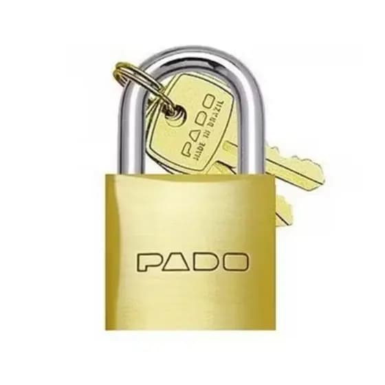 PADO Cadeado Pado Diversos  Made in Brazil com Chaves de Alta Segurança para Residências e Comerciais