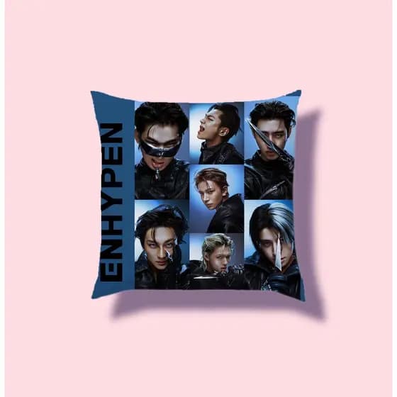 Almofada Decorativa | Almofada quadrada | Kpop |  Enhypen | Sunghoon | Sunoo | Heeseung | Niki | Jay | Jake | Jungwon