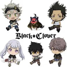 Almofada Chibi | Almofada Contornada  | Anime  | Black Clover | Asta | Yuno | Noely