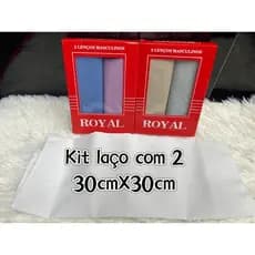 Caixa Com 2 Lenços Masculinos Cores Sortidas Royal..s