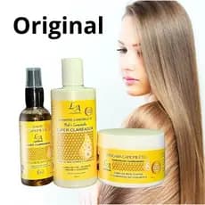 Kit Camomilete Super Clareador L&A Cosméticos 2x300g 1x120ml