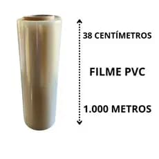 Rolo Filme PVC 1000m Plastico Esticavel Super Resistente Embalagem Alimentos