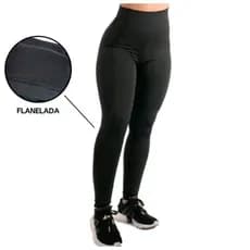 Calça Térmica Legging Flanelada Forrada Por Dentro Costura Reforçada