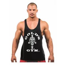 Regata Super Cavada Camiseta Musculação Golds Gym Treino