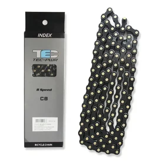 Corrente Tec 8v C8 116 Elos 6/7/8v Com Power Link Bike Mtb E Speed