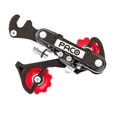 Cambio Traseiro Bicicleta 6v Com Gancheira Bike Paco
