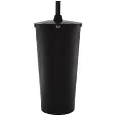 Kit 100 Copos Personalizados 550ml Com Tampa e Canudo Festa Show