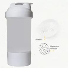 Coqueteleira / Shakeira 2 DOSES + Mola + Peneira - 500ml